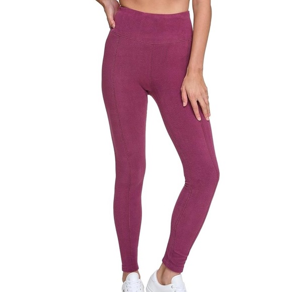 NWT Calvin Klein Performance Women's High Waist Warm Fleece Legging Size Small - Picture 1 of 7